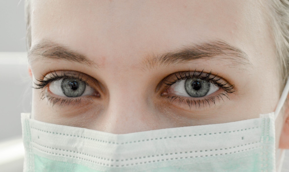 nurse with a mask